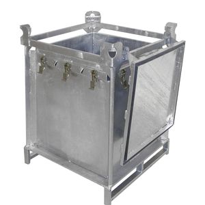 contenedor de residuos de acero