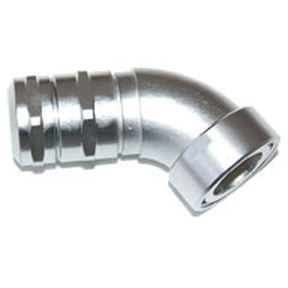 racor de rosca / de ángulo recto / de aluminio / de níquel