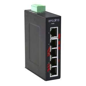 conmutador Ethernet no administrable / 5 puertos / en riel DIN / montaje en pared
