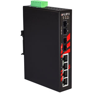 conmutador Ethernet no administrable / 6 puertos / en riel DIN / de pared