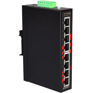 conmutador Ethernet no administrable / 8 puertos / en riel DIN / de pared