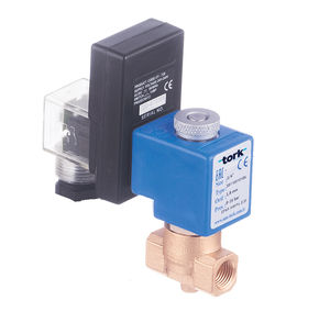 electroválvula de control asistido / de 2/2 vías