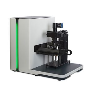 sistema de carga para portaobjetos de microscopio