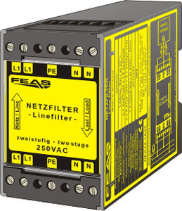 filtro electrónico paso banda