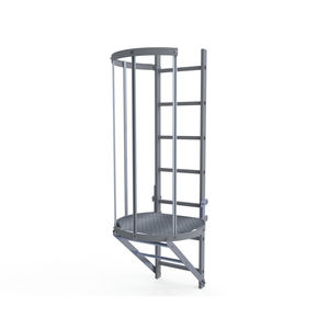 escalera de acero