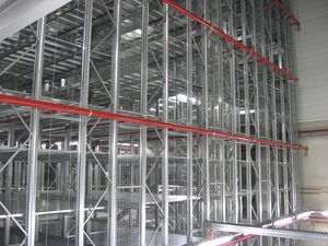 sistema de estanterías para depósito de almacenamiento 1