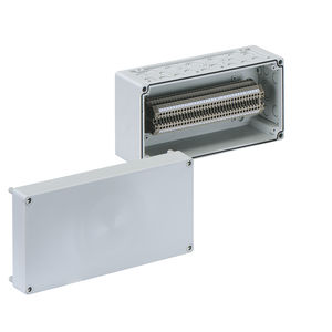 caja de pared / modular / de poliestireno / con tapa atornillada