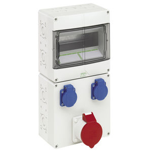 caja eléctrica para rack para distribución eléctrica
