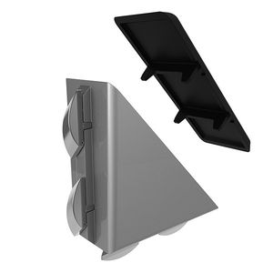 soporte en escuadra para perfil de aluminio