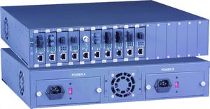 convertidor Ethernet media / en rack