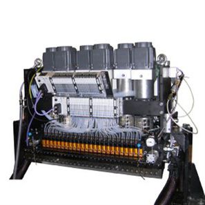 máquina para aplicación de cola en caliente