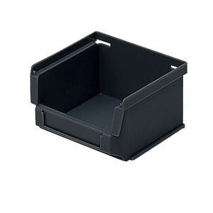 caja de almacenaje a la vista de plástico / apilable