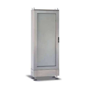 armario compacto / de almacenamiento / para suelo / de puertas batientes