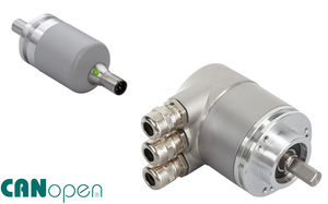encoder rotativo absoluto / óptico / CANopen / con árbol macizo