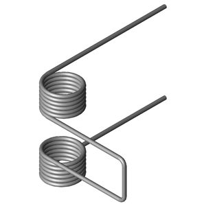 muelle de doble torsión