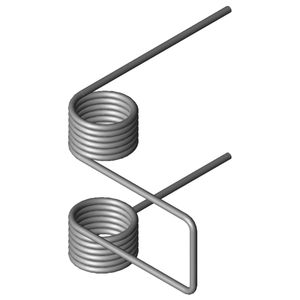 muelle de doble torsión