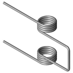 muelle de doble torsión