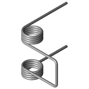 muelle de doble torsión