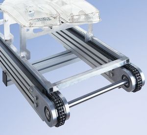 transportador con cadena / horizontal