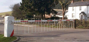barrera de estacionamiento