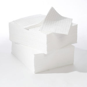absorbente de tipo bayeta / de aceite / para producto a base de petróleo / de agua