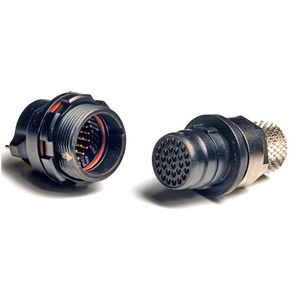 conector de datos / circular / de extensión-retracción / enchufe ciego