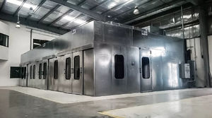 cabina de pintura abierta