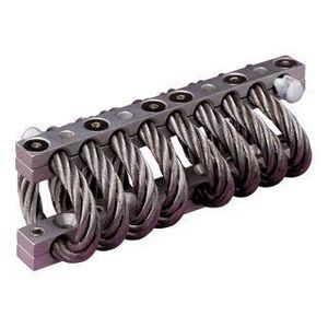 abrazadera de cable de acero galvanizado