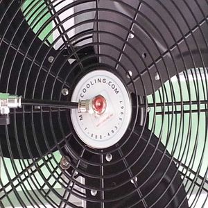 boquilla central de nebulización para ventilador