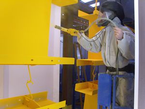 máquina de revestimiento de pintura en polvo manual