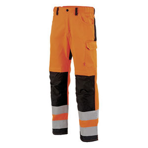 pantalón de trabajo / antiabrasiones / de alta visibilidad / de poliéster