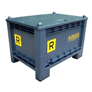 caja-palé de resina