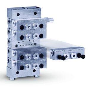 manifold multivía / de acero inoxidable / para sistema de lubricación centralizada