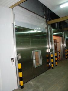 puerta corredera vertical