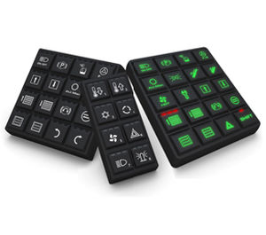 teclado numérico 8 teclas / 16 teclas / empotrable / IP67