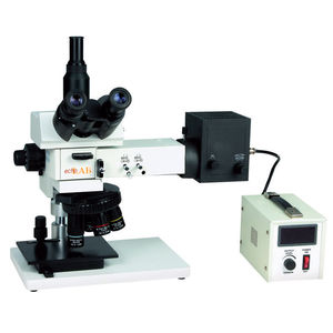 microscopio para análisis / recto / de mesa / trinocular