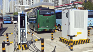 estación de recarga para vehículo eléctrico
