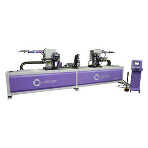 máquina curvadora eléctrica / de tubos / de 2 cabezales / CNC