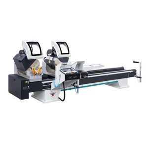 tronzadora doble cabezal para PVC 1