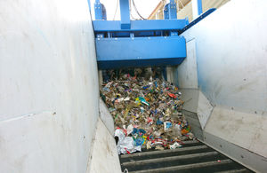 instalación de reciclado de plástico