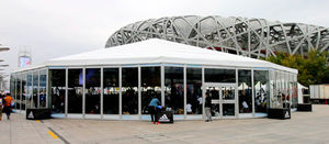 tienda para organización de evento