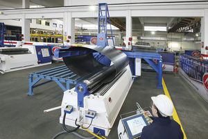 máquina roladora de 4 rodillos