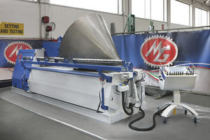 máquina roladora de 4 rodillos