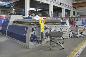 máquina roladora de 4 rodillos