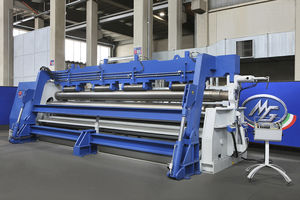 máquina roladora de 4 rodillos