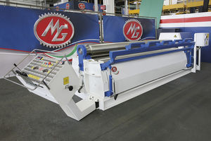 máquina roladora de 4 rodillos