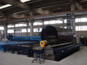 máquina roladora de 4 rodillos