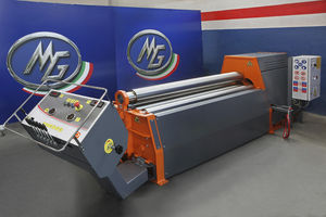 máquina roladora de 4 rodillos