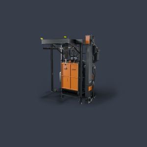 granalladora de turbina