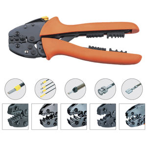 herramienta de engaste manual / para bornes de cables / con mandíbulas intercambiables